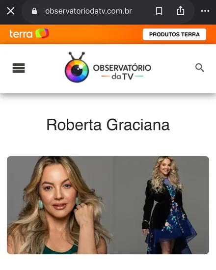 Matéria no Observatório da TV: Roberta Graciana protagoniza 40 Graus e transforma maturidade em símbolo de força no Calendário Elian Gallardo 2026